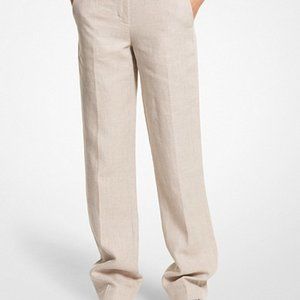 Michael Kors wide leg linen pants. SZ 8